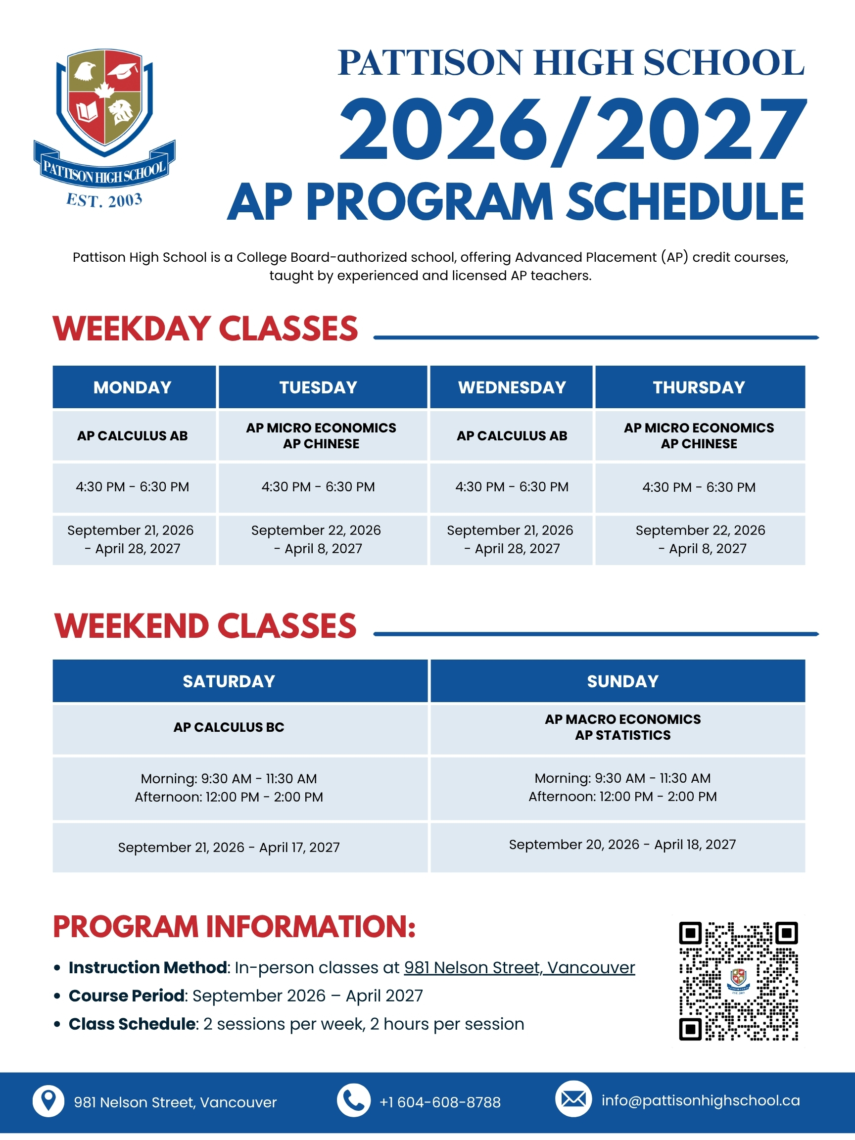 2026 2027 AP Course Schedule_Final Version